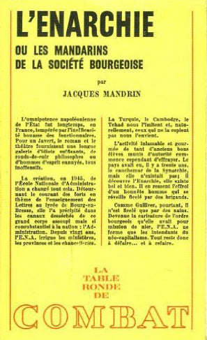L'Enarchie : ou les mandarins de la société bourgeoise book