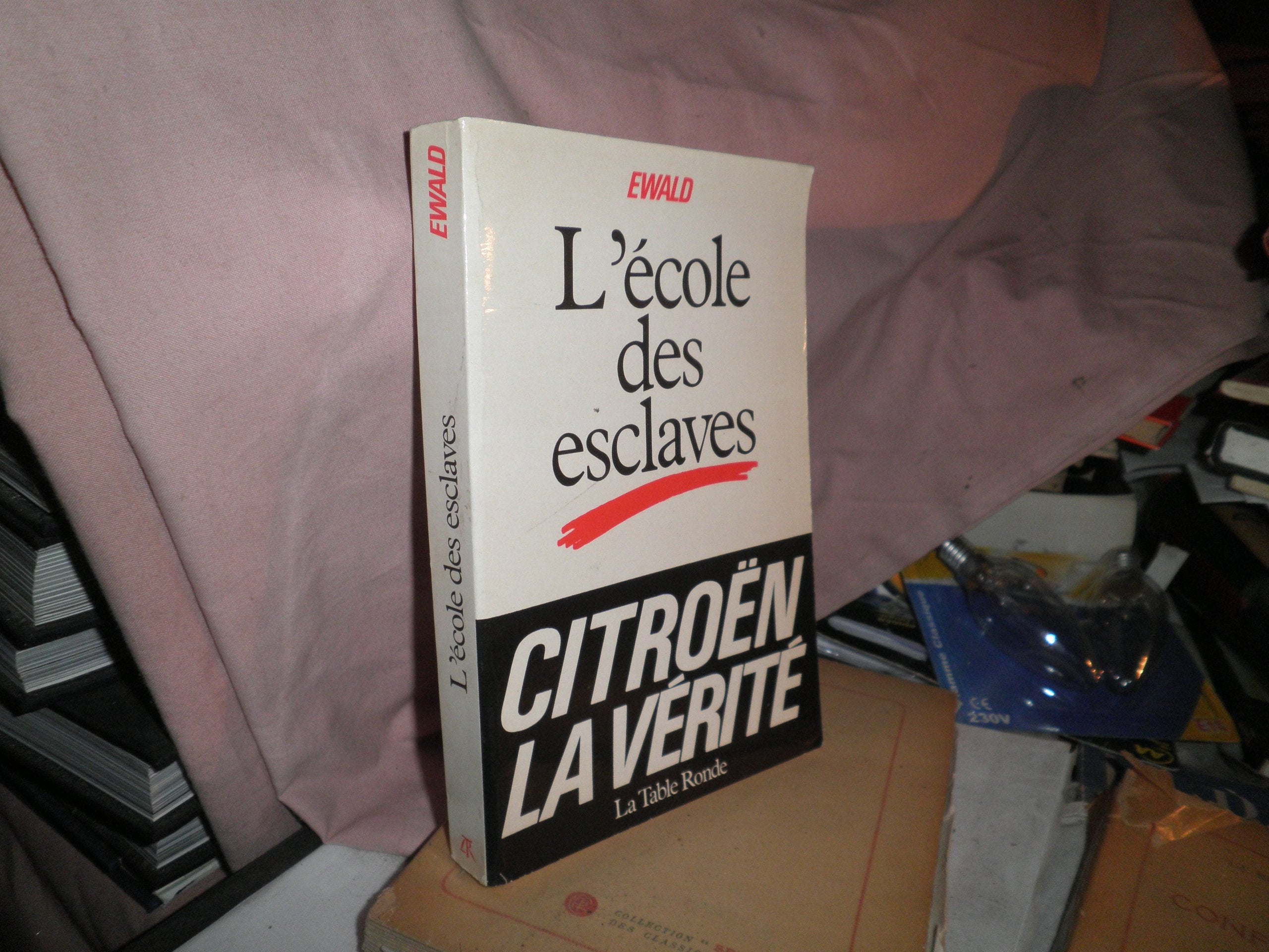 L'Ecole des esclaves : Citroën, la vérité book