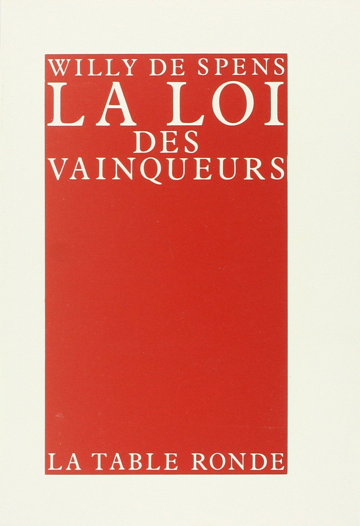 La loi des vainqueurs book