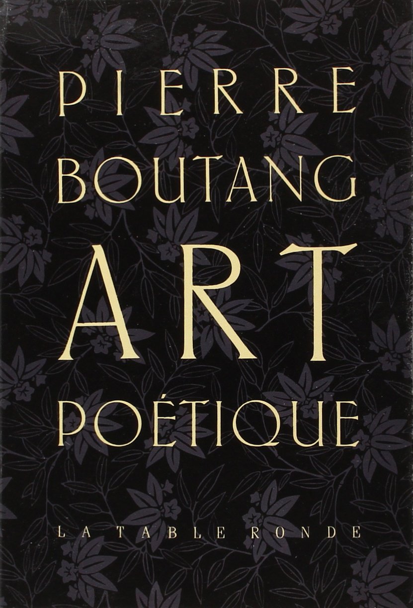 Art poétique: Autres mêmes... Contemporary literature