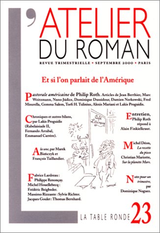 L'atelier du roman, numéro 23 : les Etats-Unis book