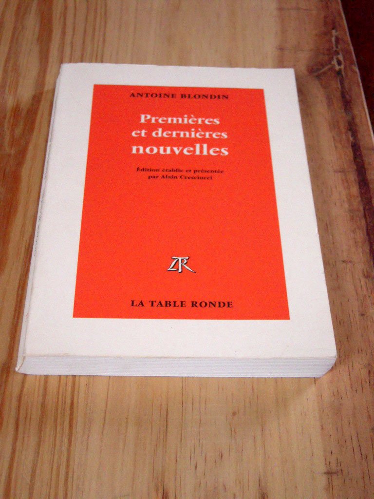 Premières et dernières nouvelles Contemporary literature