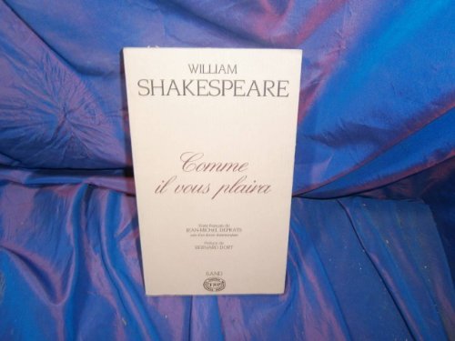 Comme il vous plaira: Suivi d'un dossier dramaturgique Books