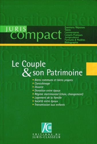 Le Couple & son patrimoine (+ livret PACS) book