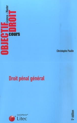 Product Image: Droit pénal général