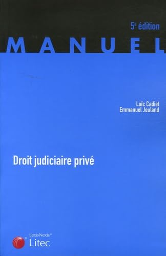 Droit judiciaire privé (ancienne édition) book