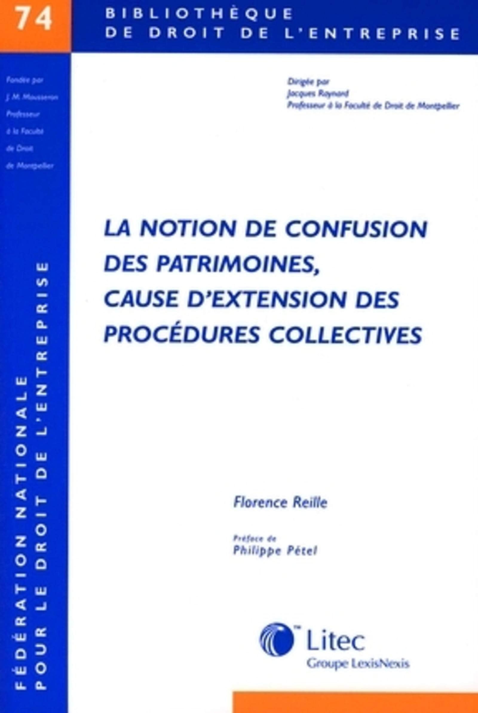 la notion de confusion des patrimoines, cause d extension des procedures collectives book