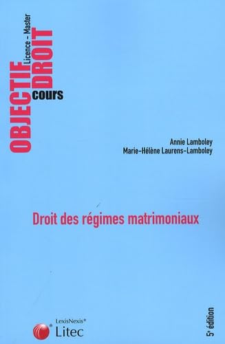 Droit des régimes matrimoniaux Books