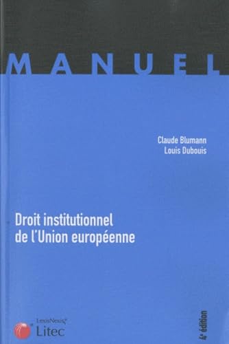 Droit institutionnel de l'Union européenne Books