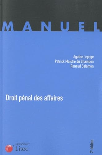 Droit pénal des affaires Books