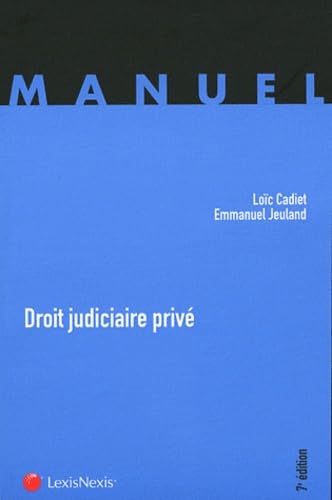 Droit judiciaire privé book