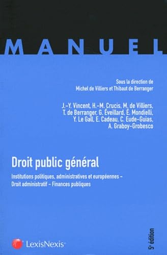 Droit public général: Institutions politiques, administratives et européennes, Droit administratif, Finances publiques Books