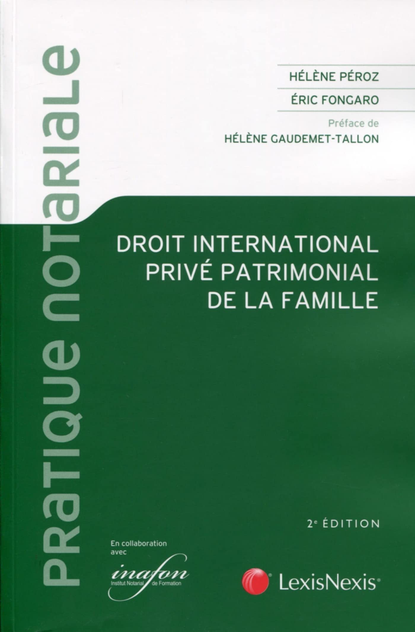 droit international prive patrimonial de la famille book