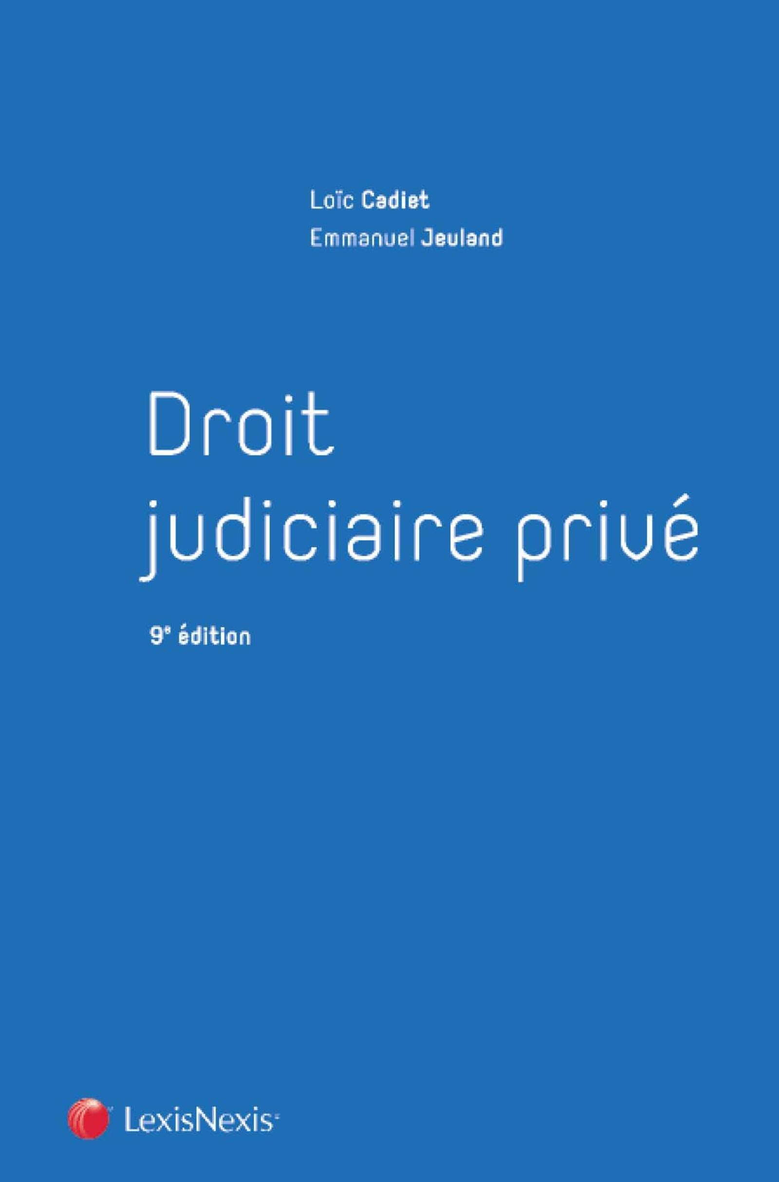 DROIT JUDICIAIRE PRIVE book