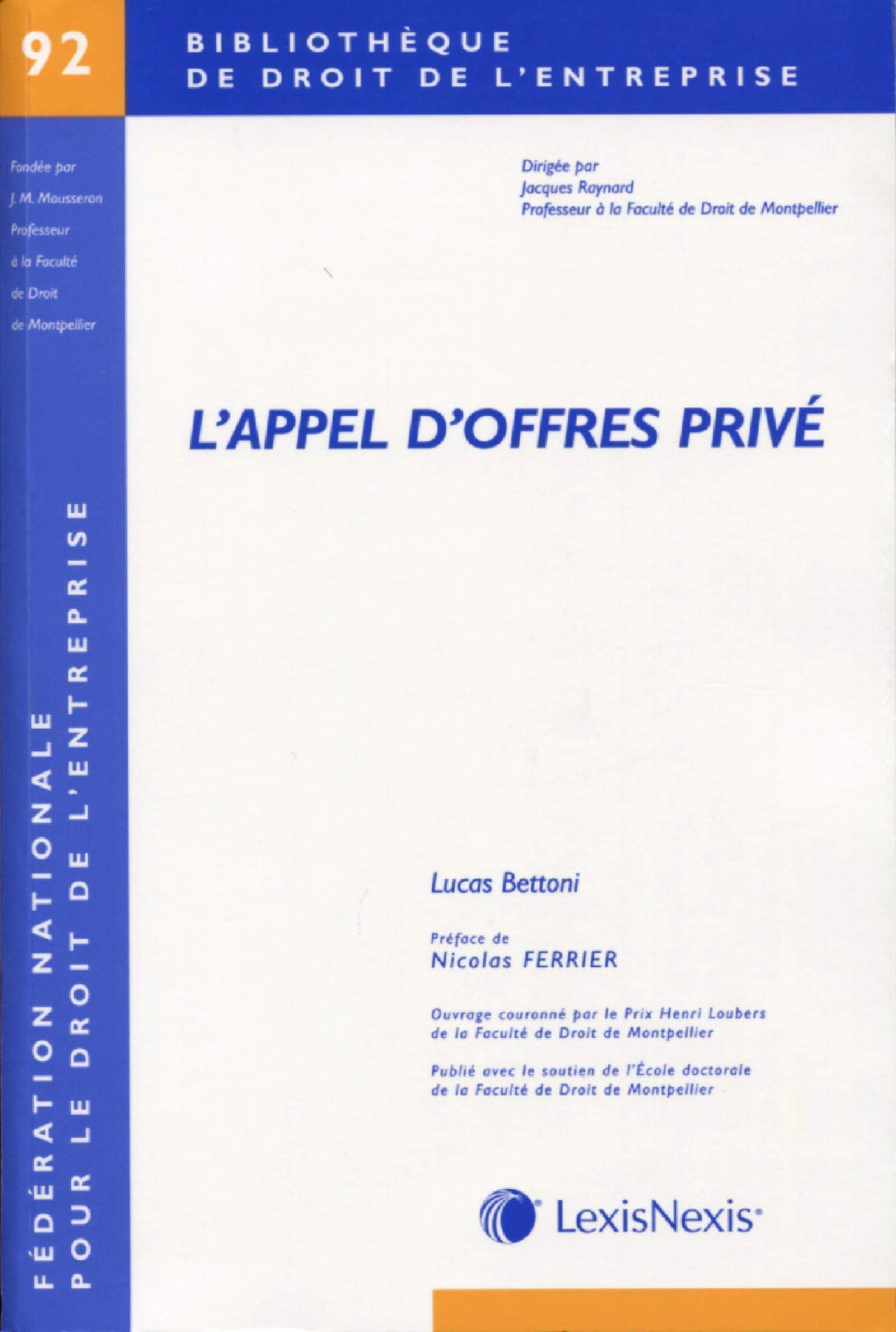 l appel d offres prive bibliotheque n 92 book