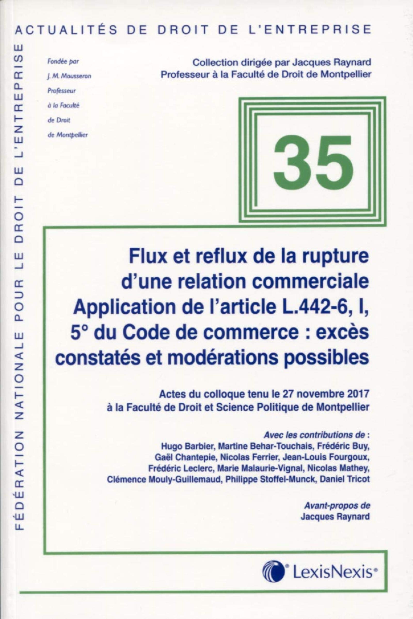 flux et reflux de la rupture brutale d une relation commerciale book