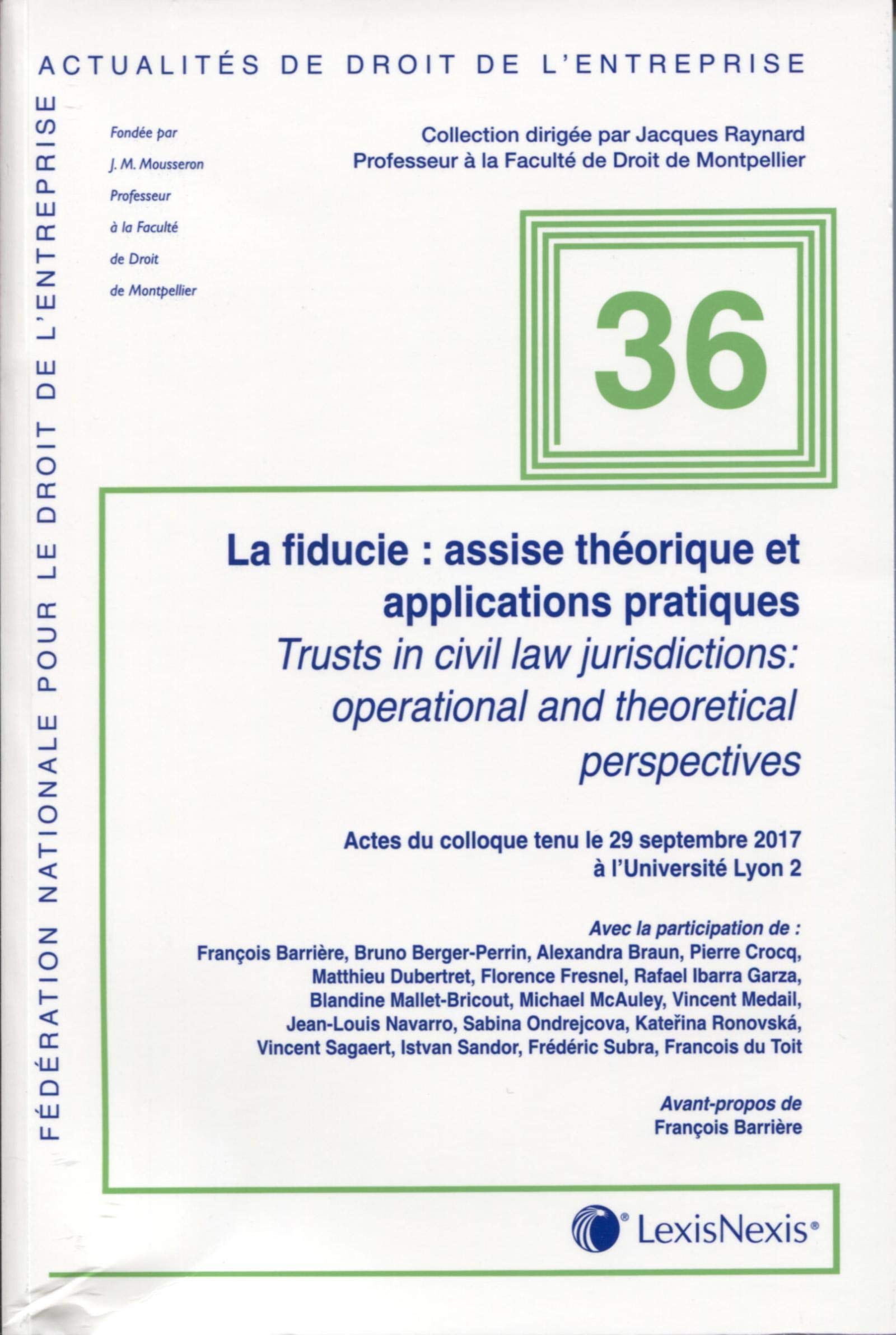 la fiducie assise theorique et applications pratiques book