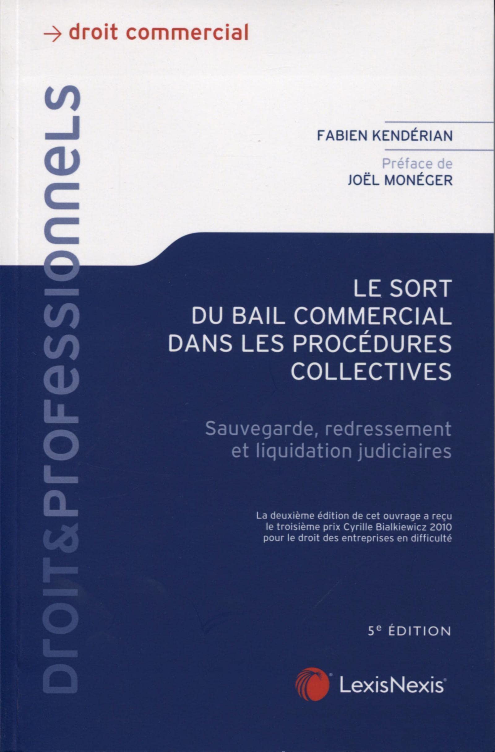 le sort du bail commercial dans les procedures collectives book