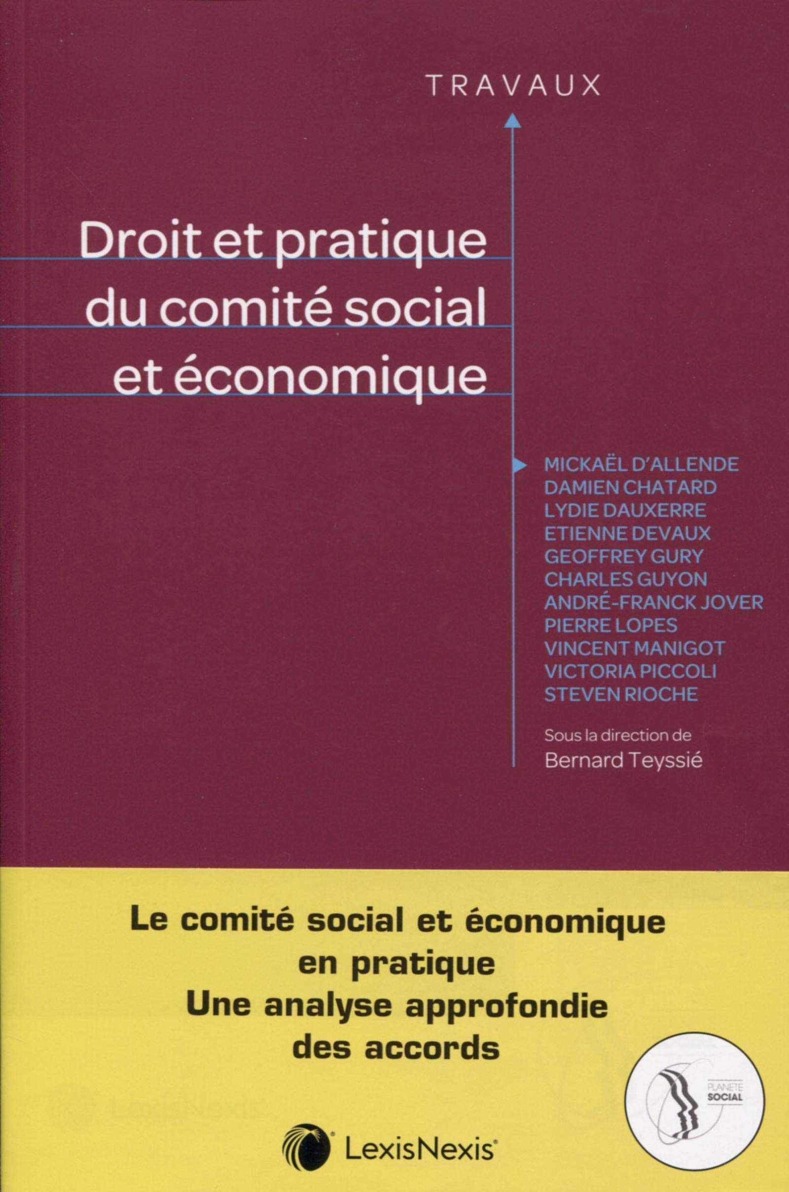 droit et pratique du comite social et economique book
