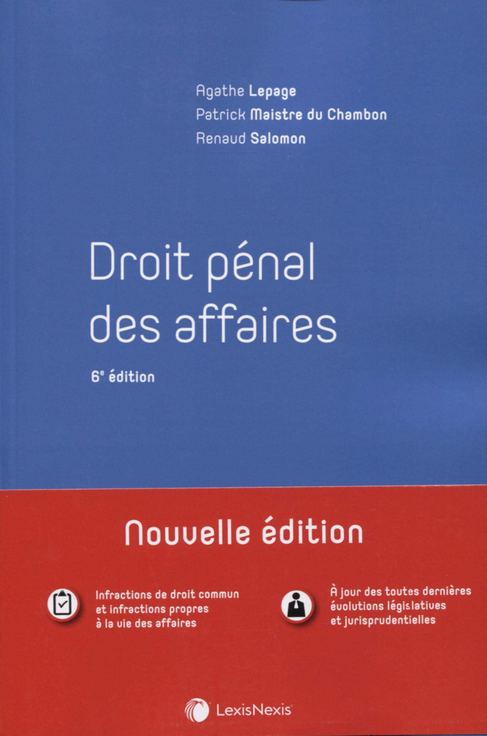 droit penal des affaires book