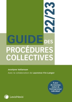 Guide des procédures collectives 2022-2023 book