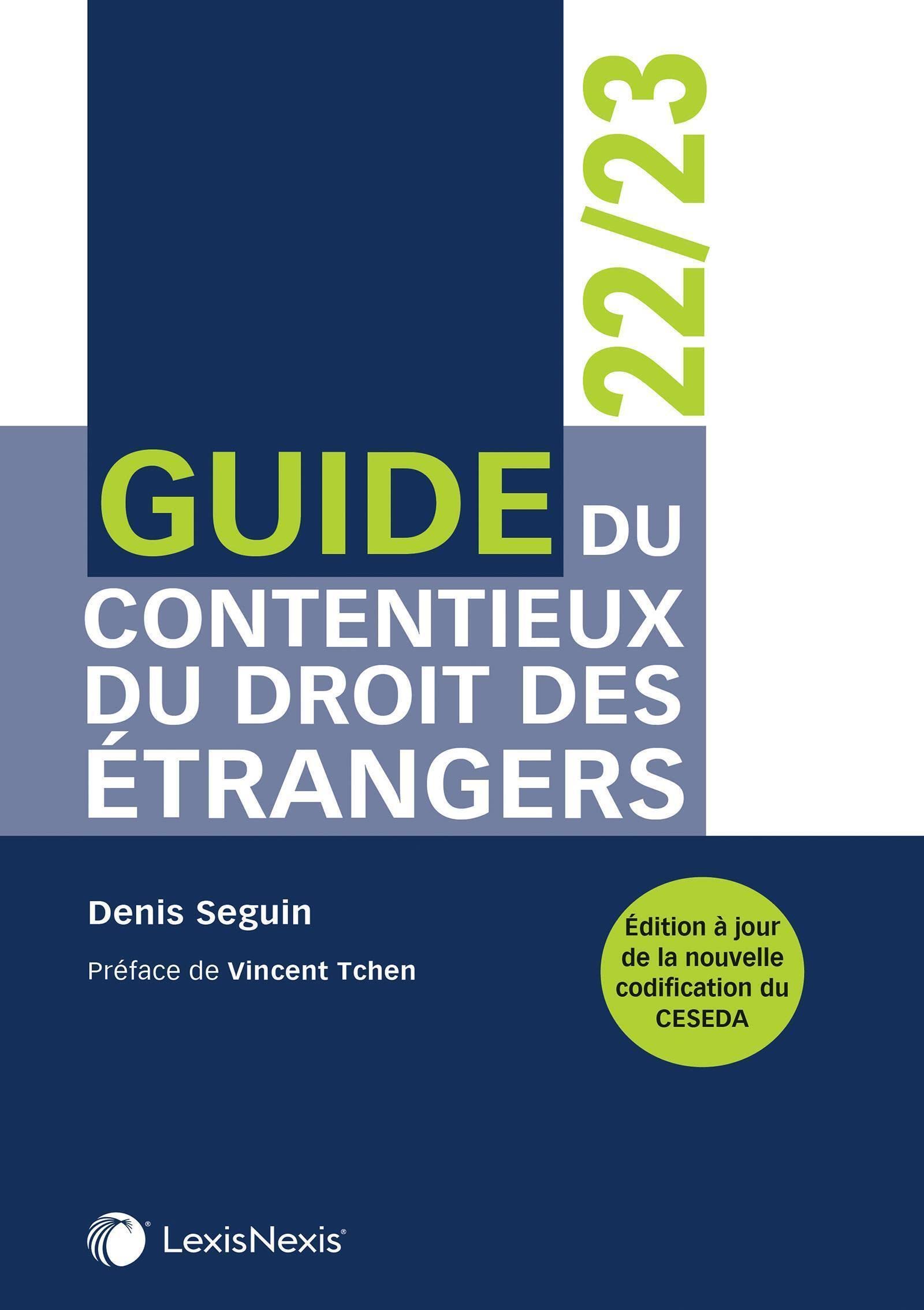 Guide du contentieux du droit des étrangers 22/23 book