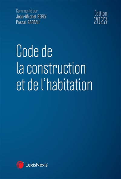 Product Image: Code de la construction et de l'habitation 2023