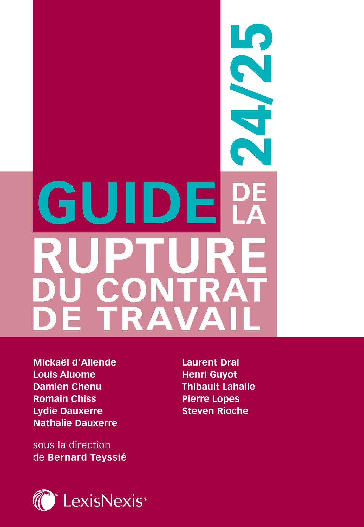 Guide de la rupture du contrat de travail 24/25 book