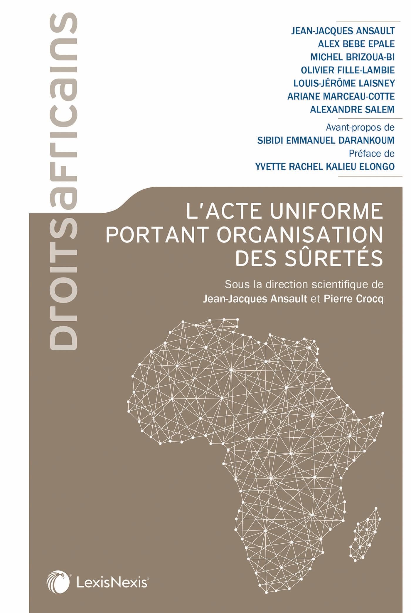L'Acte uniforme portant organisation des sûretés book