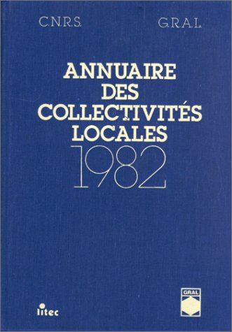 Annuaire des collectivités locales 1982 book