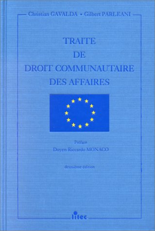Traité de droit communautaire des affaires Books