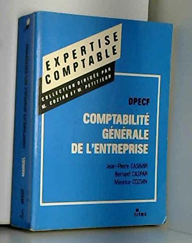 Comptabilité générale de l'entreprise: DPECF -épreuve n 4 (ancienne édition) book