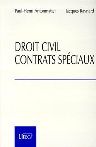 Droit civil, contrats spéciaux (ancienne édition) book