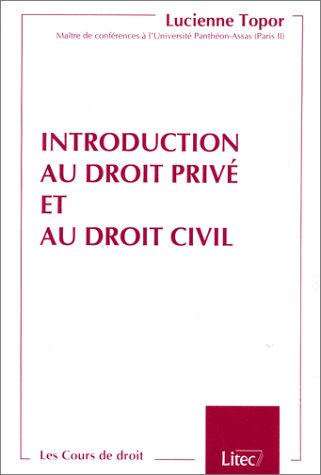 Droit civil, Introduction. Capacité 1re année (Paris II) (ancienne édition) book