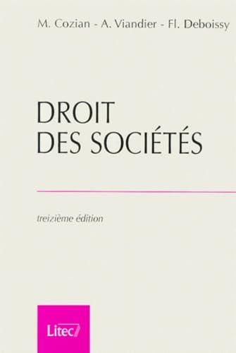 Droit des sociétés (ancienne édition) book