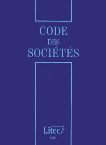 Product Image: Code Des Societes 2001. 6eme Edition