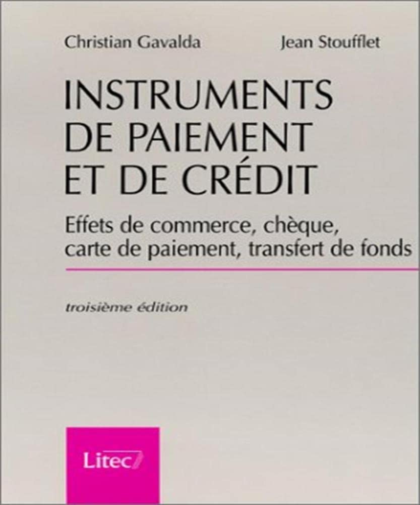 Instruments de paiement et de crédit (ancienne édition) book