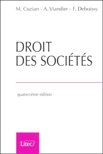 Droit des sociétés.: 14ème édition Books