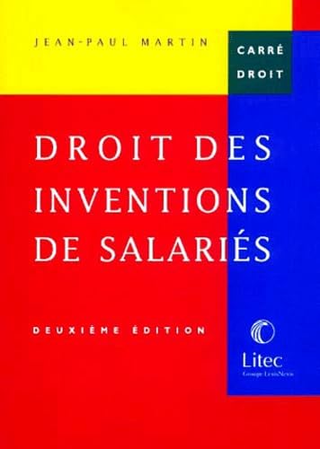 Droit des inventions de salariés (ancienne édition) book