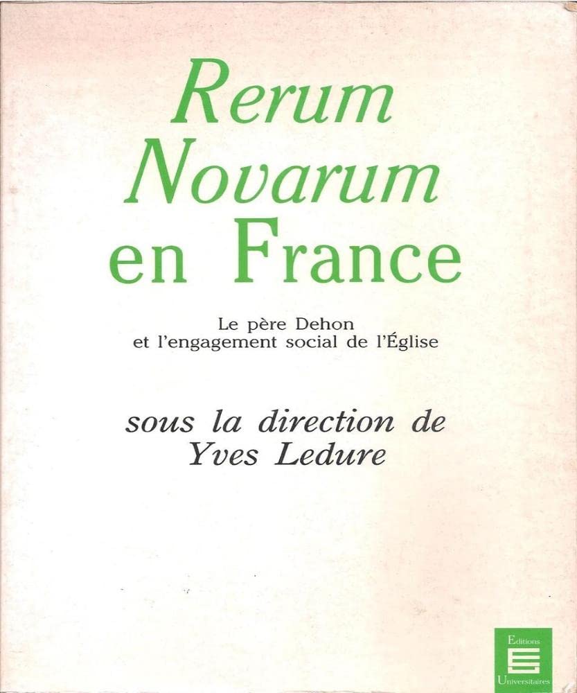 Rerum novarum en France Books