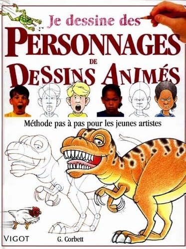 Je dessine des personnages de dessins animés Books