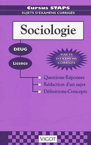 Sociologie: Cursus STAPS sujets d'examens corrigés Leisure & Fun