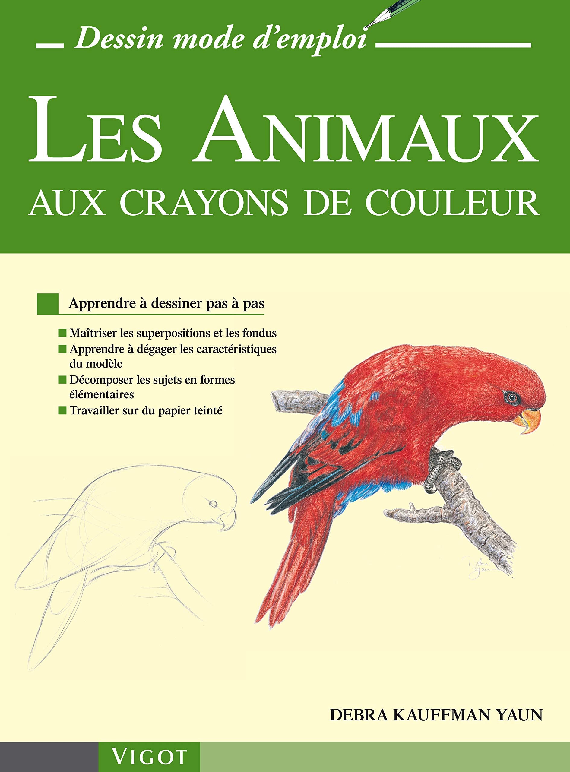 Les animaux aux crayons de couleurs book