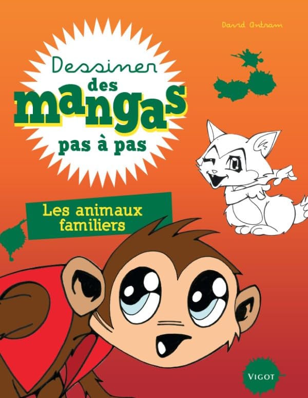 Dessiner des mangas pas à pas : les animaux familiers (0000) book
