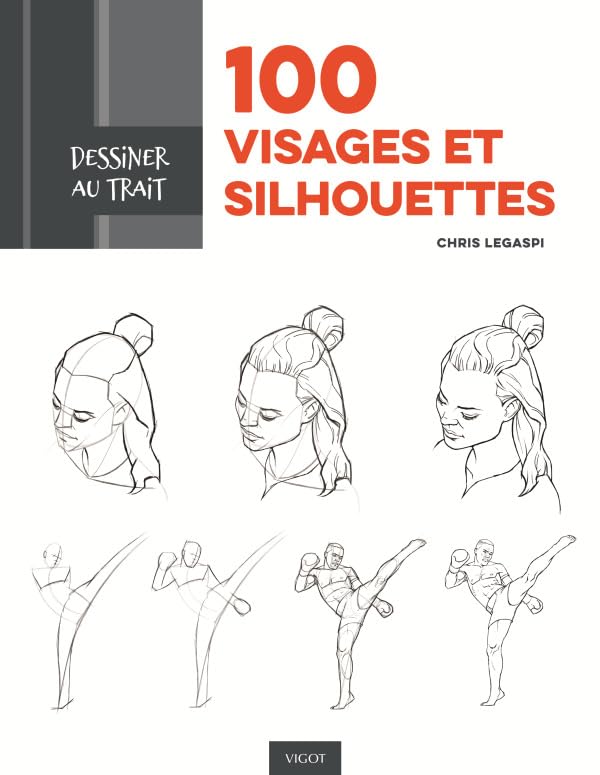 Dessiner au trait 100 visages et silhouettes Hobbies & Crafts
