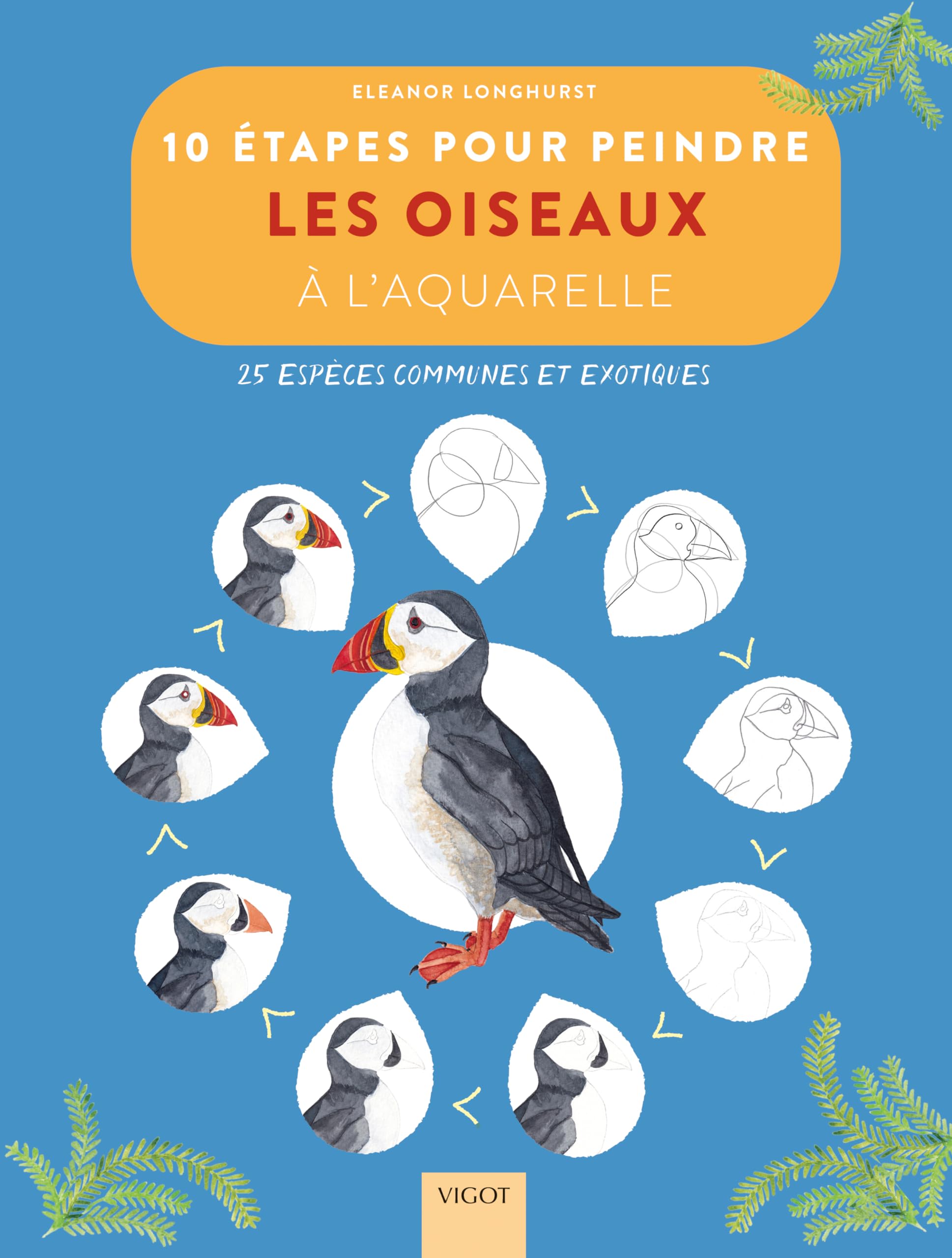 10 étapes pour peindre les oiseaux à l'aquarelle: 25 espèces communes et exotiques Hobbies & Crafts