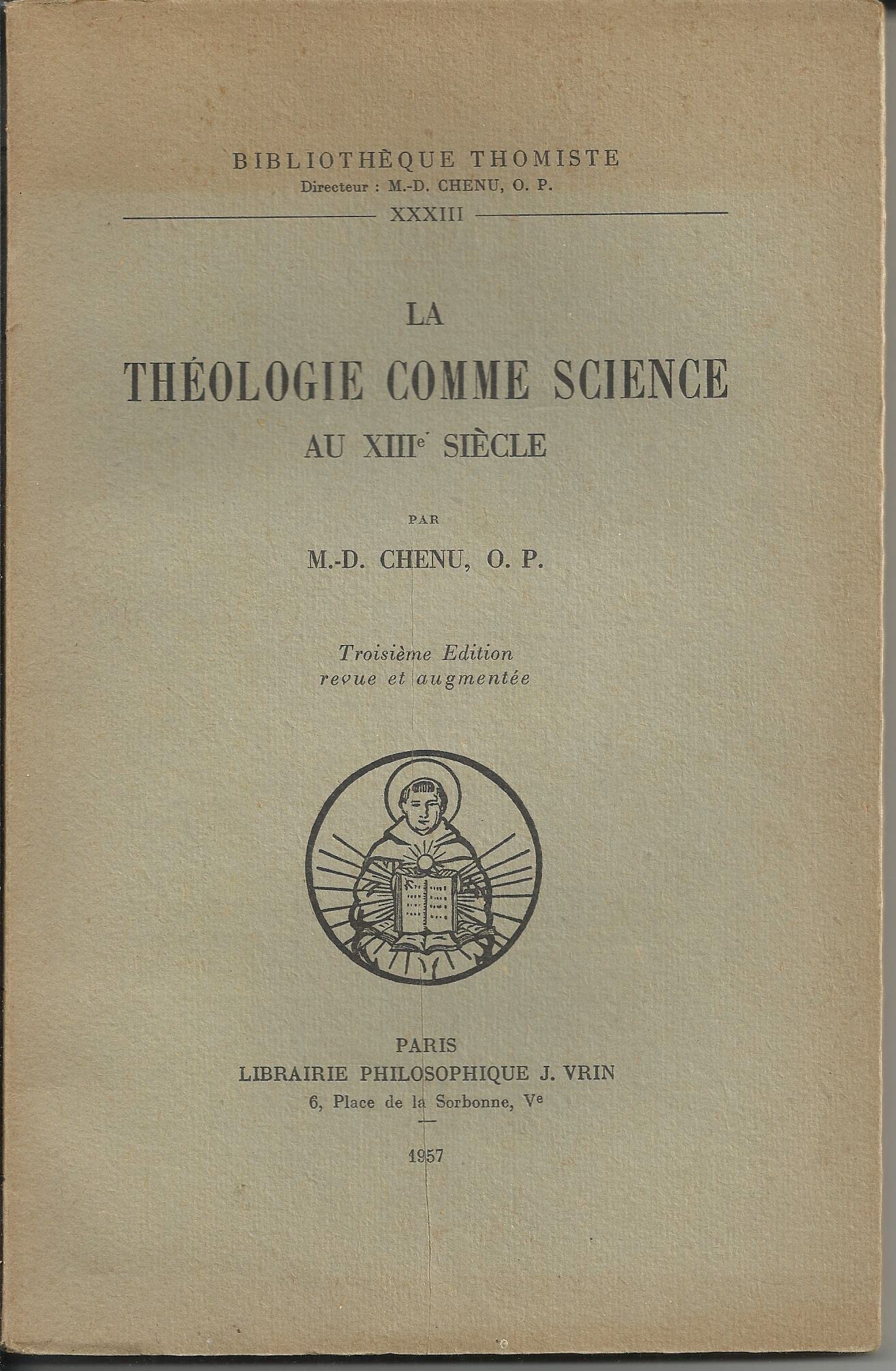La Théologie comme science au 13e siècle Philosophy
