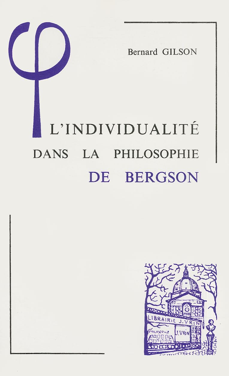 L'Individualité dans la philosophie de Bergson book
