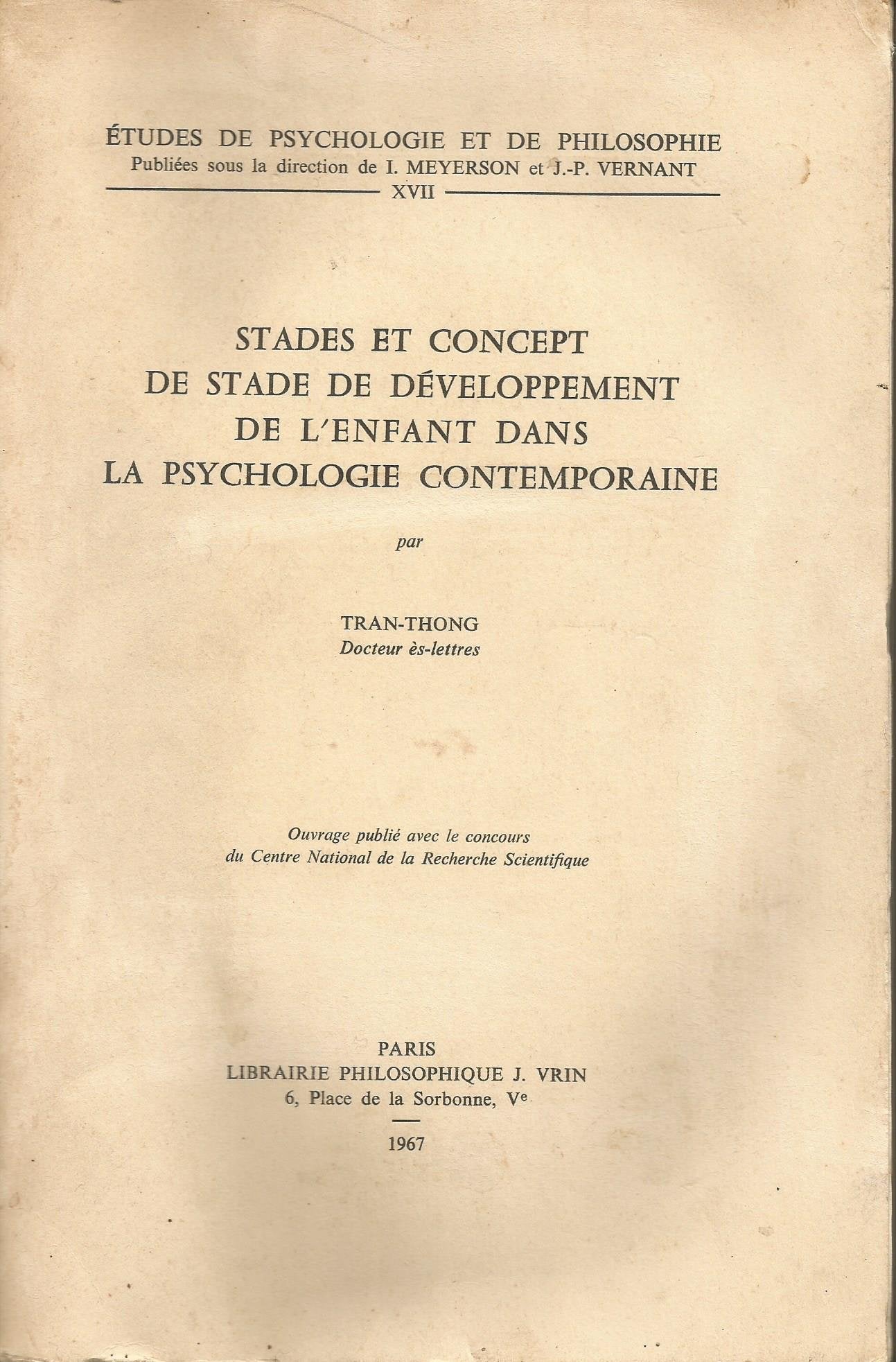 Stades et concept de stade de développement de l'enfant dans la psychologie contemporaine Philosophy