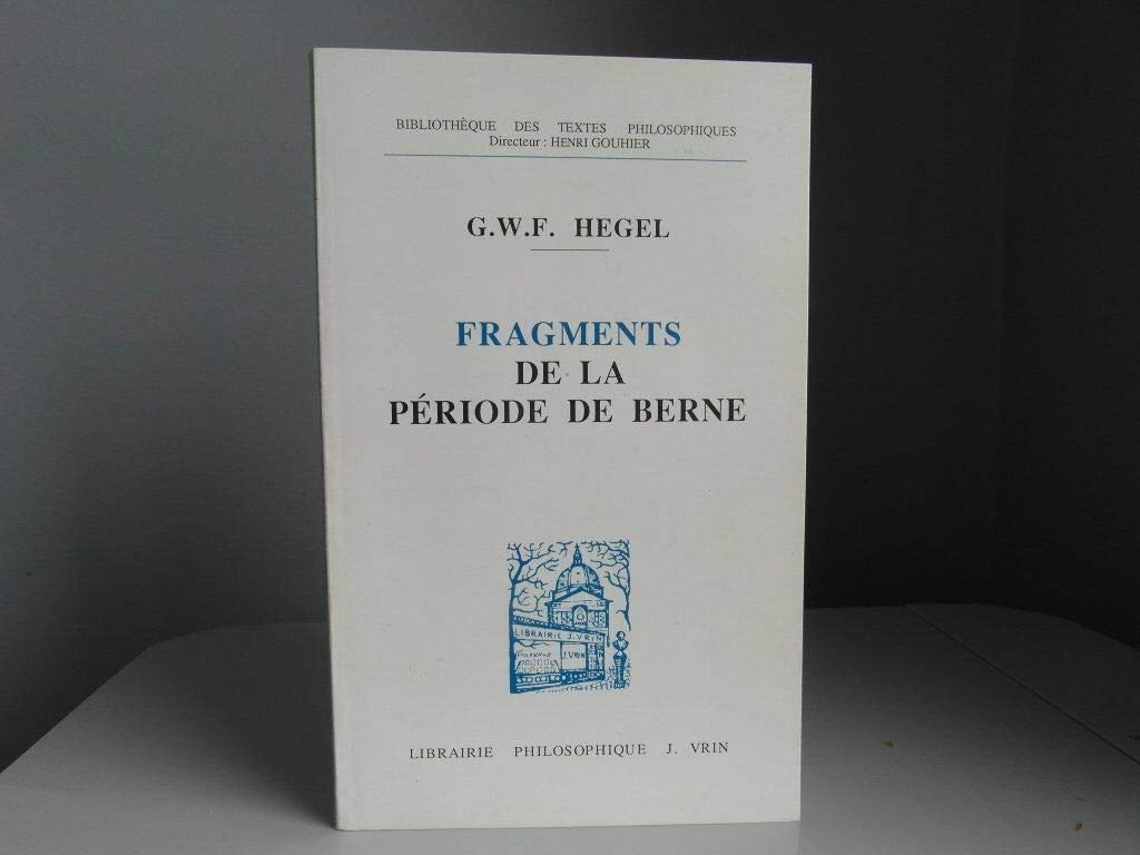 Fragments de la période de Berne : 1793-1796 book